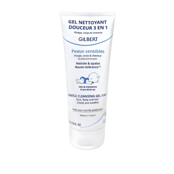 Gel Nettoyant Douceur 3 en 1 – Gilbert (200 ml)
