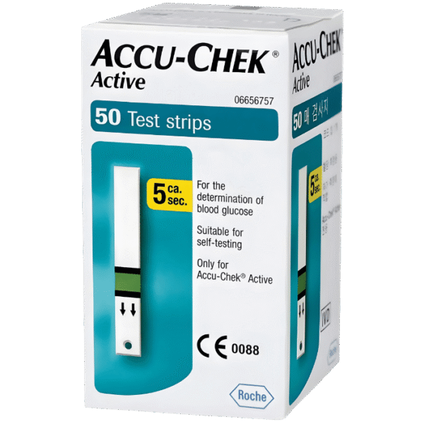 Accu-Chek Active Bandelettes de test de glycémie 50 unités
