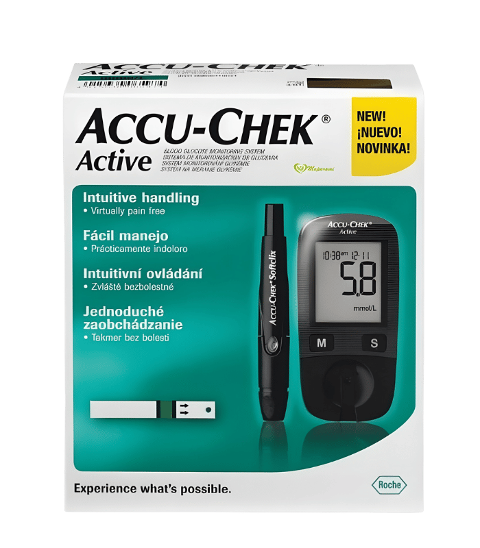 Accu-Chek Active – Kit lecteur de glycémie Accu-Chek Active – Kit lecteur de glycémie