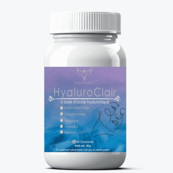 Health Power HyaluroClair Acide Hyaluronique 60 comprimés