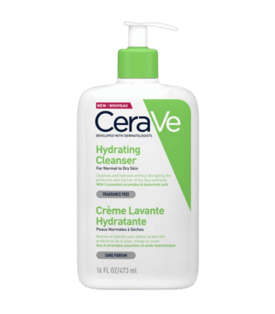 Cerave Crème Lavante Hydratante Peau Normale à Sèche – 473ml