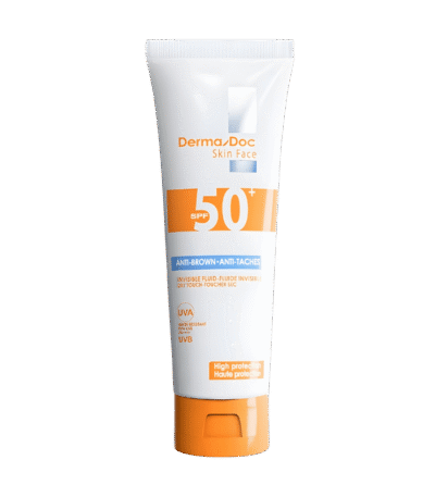 DermaDoc Écran Solaire Invisible SPF50+ – 50 ml