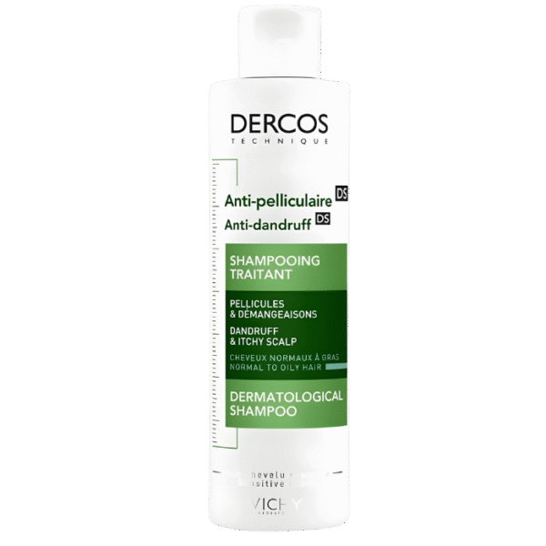 Vichy Dercos DS Shampoing Traitant Anti-Pelliculaire Cheveux Normaux à Gras – 200ml