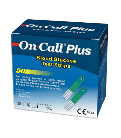 On Call Plus – Blood Glucose Test Strips (50 Strips)
