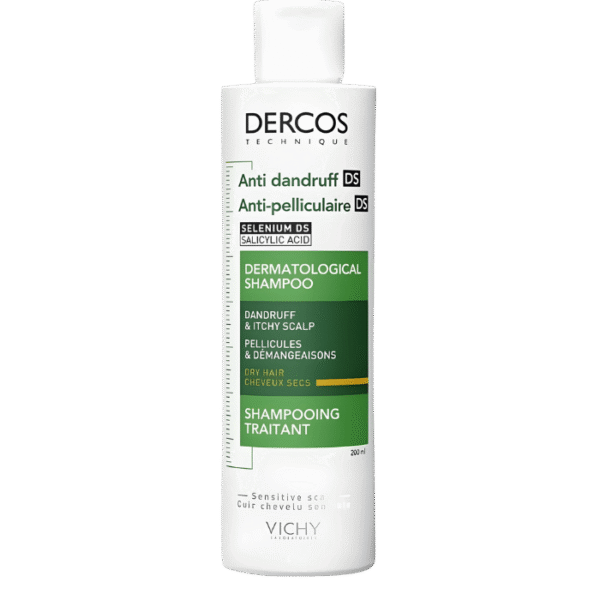Vichy Dercos DS Shampoing Traitant Anti-Pelliculaire Cheveux Secs – 200ml