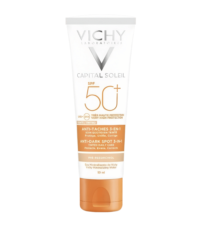 Vichy Capital Soleil Soin Anti-Taches Teinté 3en1 SPF50 – 50ml Vichy Capital Soleil Soin Anti-Taches Teinté 3en1 SPF50 – 50ml