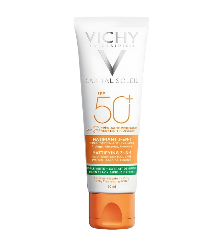 Vichy Capital Soleil Matifiant 3en1 Anti-Brillance SPF50+ – 50ml Vichy Capital Soleil Matifiant 3en1 Anti-Brillance SPF50+ – 50ml