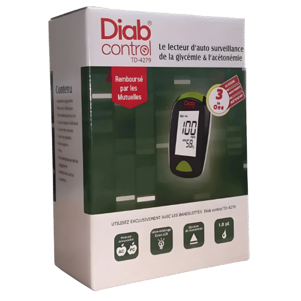 Diabcontrol Lecteur de Glycémie TD-4279 1 unité