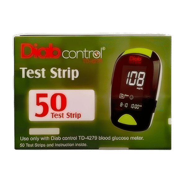 Diabcontrol Bandelettes de Test Glycémie 50 unités