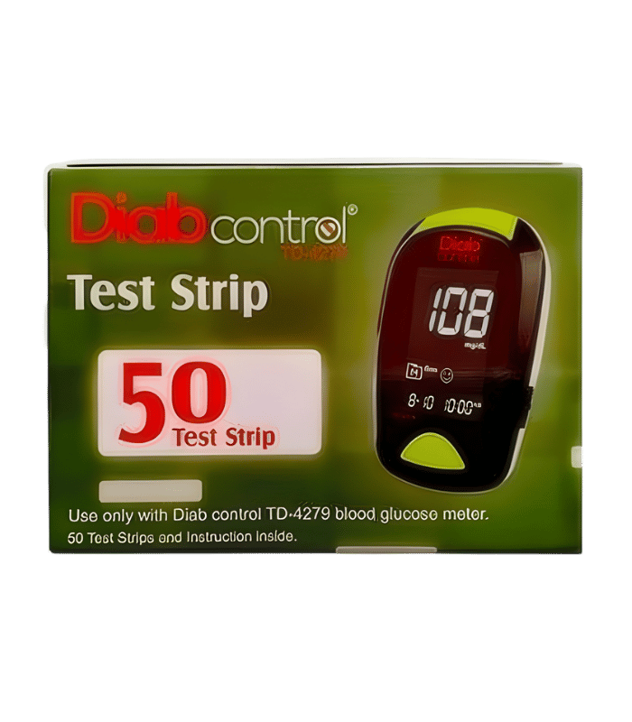 Diabcontrol Bandelettes de Test Glycémie 50 unités Diabcontrol Bandelettes de Test Glycémie 50 unités
