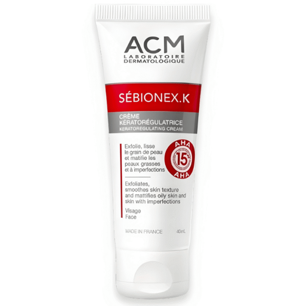 ACM Sébionex K – Crème Kératorégulatrice AHA 15% 40ml