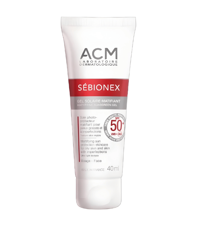 ACM Sébionex Gel Solaire Matifiant SPF50+ 40ml ACM Sébionex Gel Solaire Matifiant SPF50+ 40ml