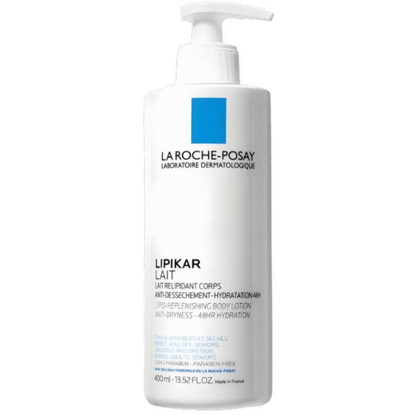 La Roche-Posay – Lipikar Lait Relipidant Corps – Lait Hydratant Anti-Dessèchement – 400 ml
