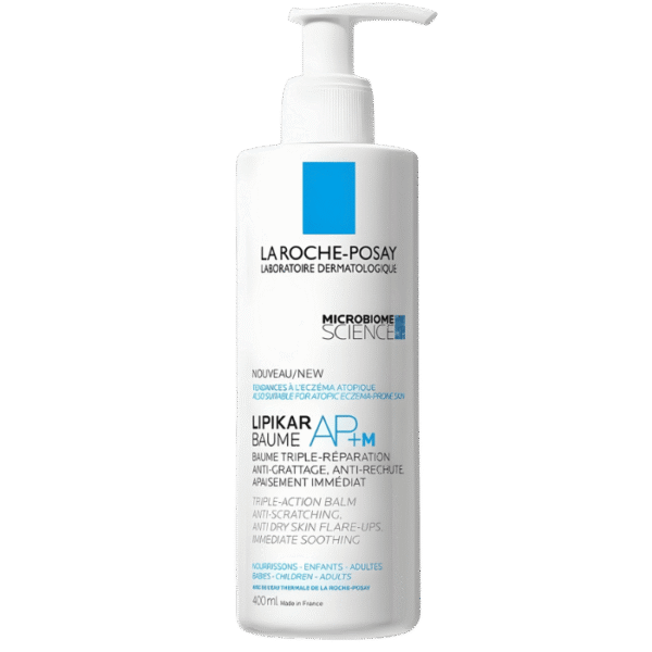 La Roche-Posay – Lipikar Baume AP+M – Baume Triple-Réparation – 400 ml