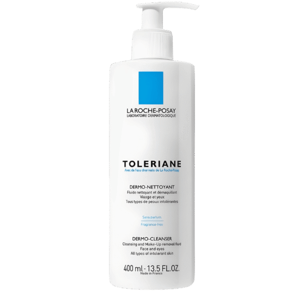 LA ROCHE-POSAY – Toleriane Dermo-nettoyant Fluide Nettoyant Et Démaquillant – 400ml