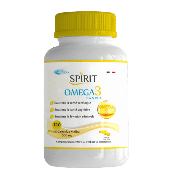 Spirit Omega 3 Epa Et Dha 500mg – 120 Capsules