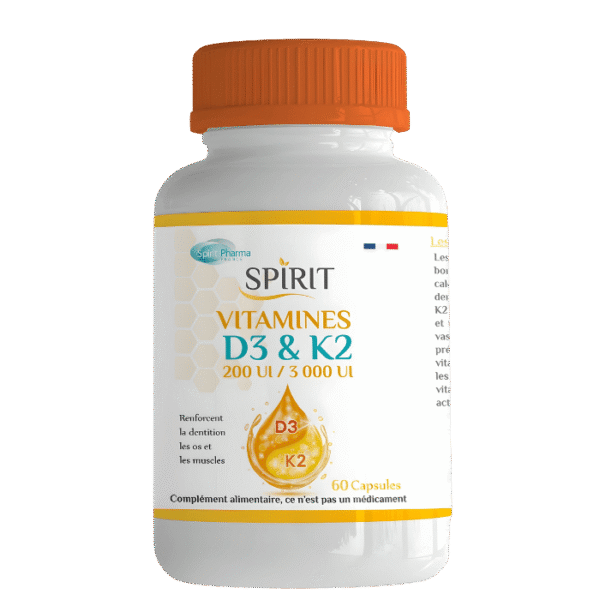 Spirit Vitamines D3 & K2 60 Capsules