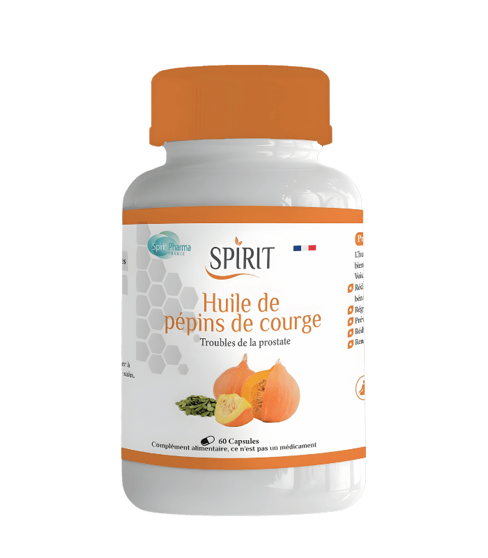 Spirit Huile De Pepins De Courge 60 Capsules