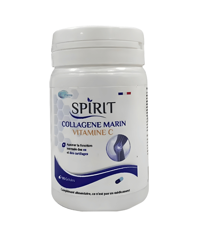 Spirit Collagene Marin + Vitamine C 90 capsules Spirit Collagene Marin + Vitamine C 90 capsules