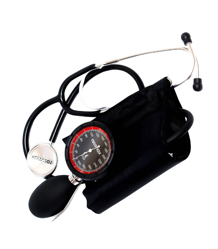 Tensiomètre Manuel et Stéthoscope Rossmax – Kit de Diagnostic Pro