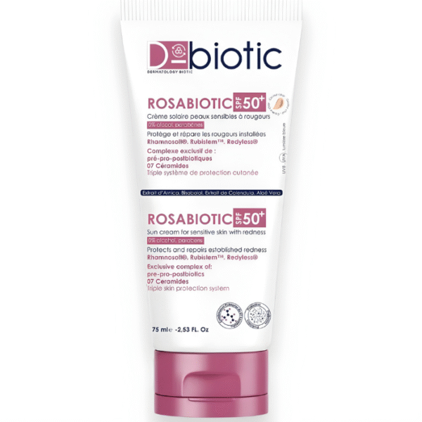 D-biotic Rosabiotic Crème Solaire Teintée Claire SPF50+ 75ml
