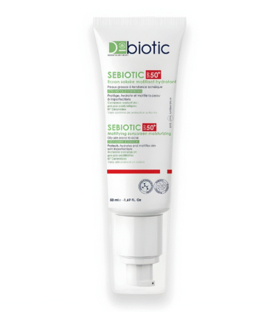 D-biotic Sebiotic Écran Solaire Matifiant Hydratant SPF50+ 50ml