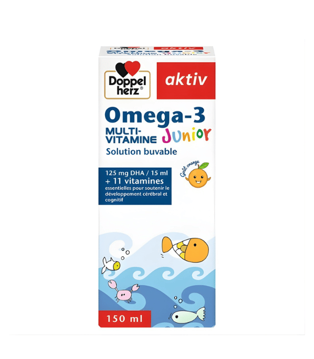 Doppel Herz Aktiv Oméga-3 Multi-vitamine Junior 150ml