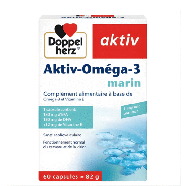 Doppel Herz Aktiv Oméga-3 60 Capsules