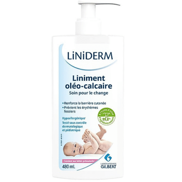 Gilbert Liniderm Liniment Oléo-calcaire Soin Pour Le Change 480ml