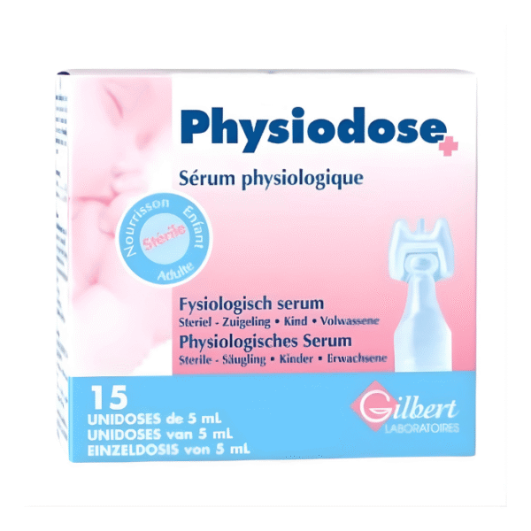 Gilbert Physiodose Sérum Physiologique Unidoses 15x – 5ml