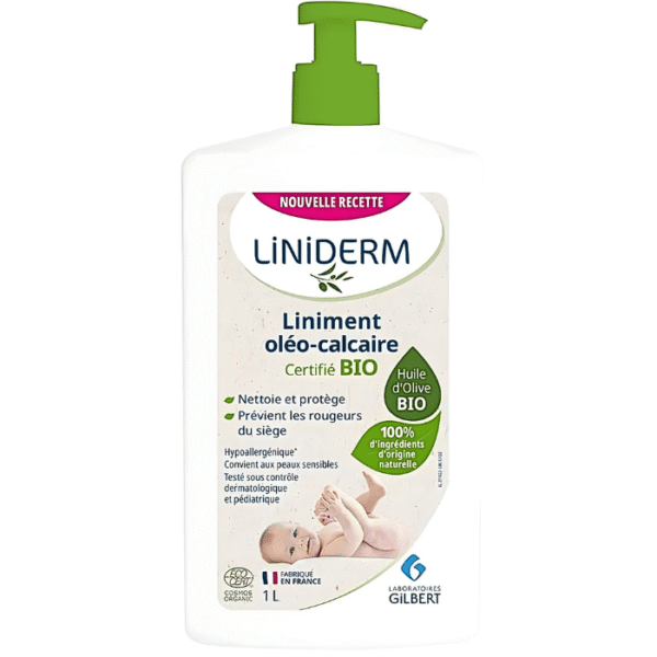 Gilbert Liniderm Liniment Oléo-calcaire Soin Pour Le Change Bio 1L