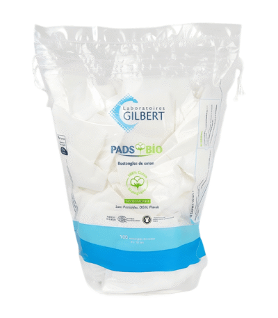 Gilbert Pads Bio Rectangles De Cotons 180u