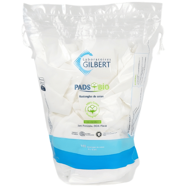 Gilbert Pads Bio Rectangles De Cotons 180u