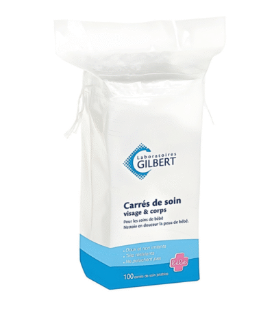 Gilbert Liniderm Carrés De Soin En Coton 100u