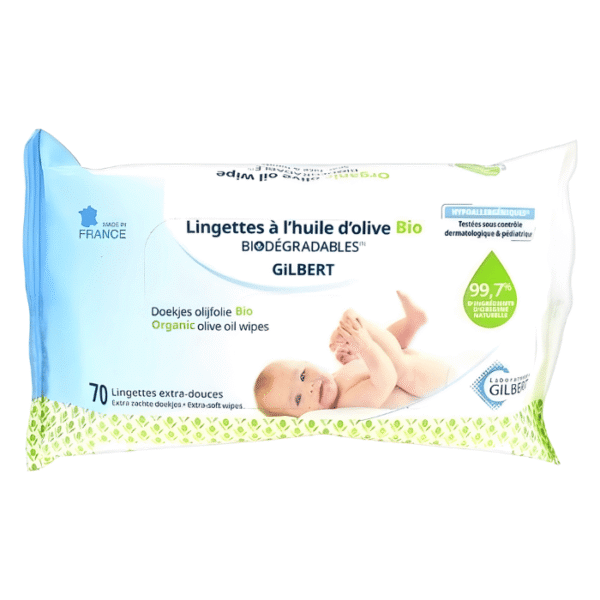 Gilbert Lingettes À L’huile D’olive Bio 70u