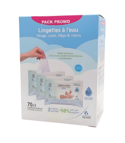 Gilbert Lingettes 3x70u