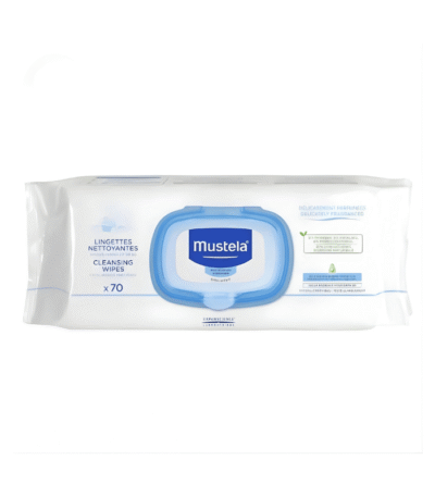 Mustela Lingettes Nettoyantes Bébé-Enfant 70u