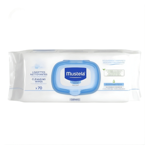 Mustela Lingettes Nettoyantes Bébé-Enfant 70u