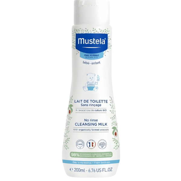 Mustela Lait de Toilette Sans Rinçage 200ml