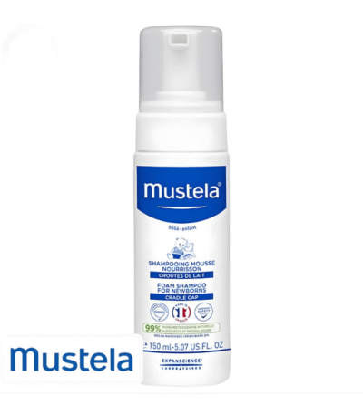Mustela Shampoing Mousse Nourrisson Croûtes de Lait 150ml