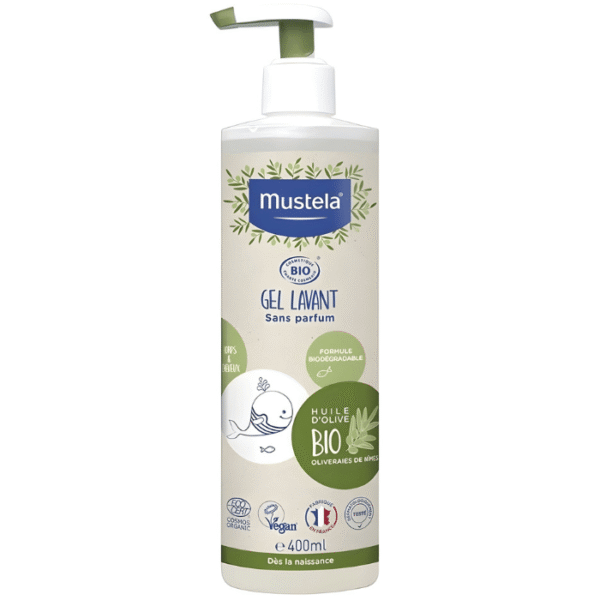 Mustela Bio Gel Lavant Sans Parfum 400ml