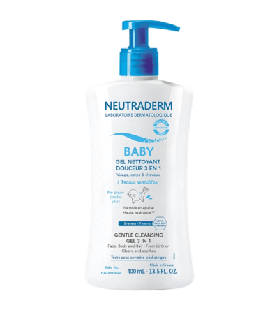Neutraderm Bébé Gel Nettoyant Douceur 3 en 1 400ml