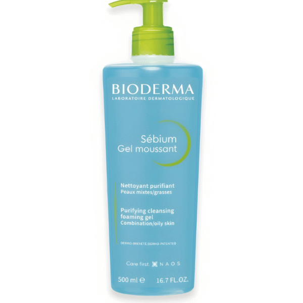 Bioderma Sébium Gel Moussant Nettoyant Purifiant 500ml