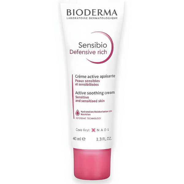 Bioderma Sensibio Defensive Riche Crème Apaisante Peaux Sèches 40ml