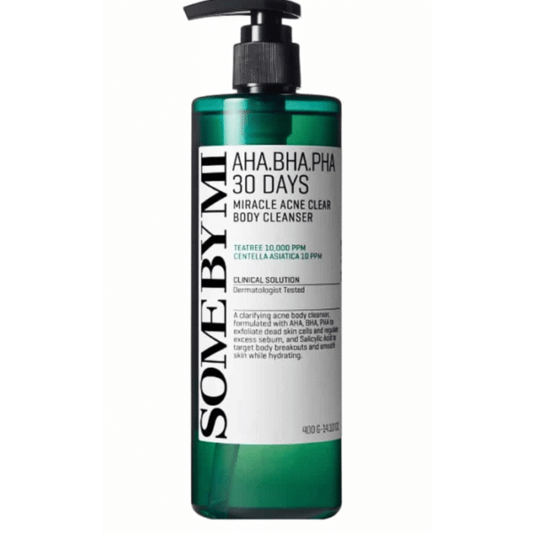 Some By Mi Gel Douche AHA BHA PHA 30 Days Miracle Anti-Acné Corps 400ml