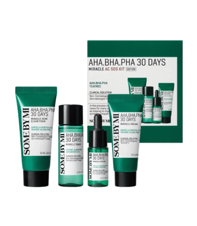 Some By Mi Kit Anti-Acné AHA BHA PHA 30 Days Miracle AC SOS Routine Complète