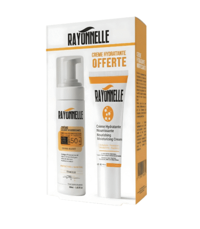 Rayonnelle Pack Crème Solaire SPF50 Nourrissante + Crème Hydratante Offerte