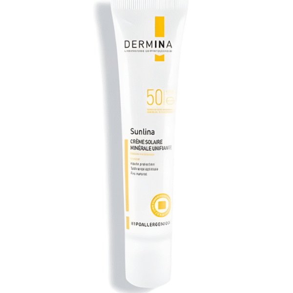 Dermina Sunlina Crème Solaire Minérale Teintée SPF50 40ml