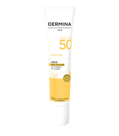 Dermina Sunlina Crème Solaire Anti-Taches SPF50+ 40ml