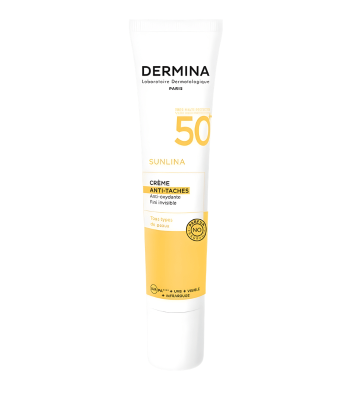 Dermina Sunlina Crème Solaire Anti-Taches SPF50+ 40ml